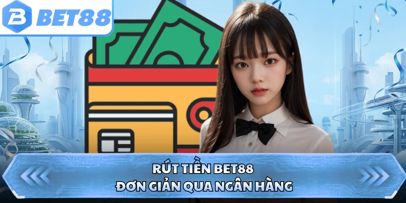 Rút tiền BET88 đơn giản qua ngân hàng