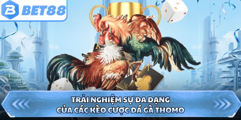 Trải nghiệm sự đa dạng của các kèo cược đá gà Thomo